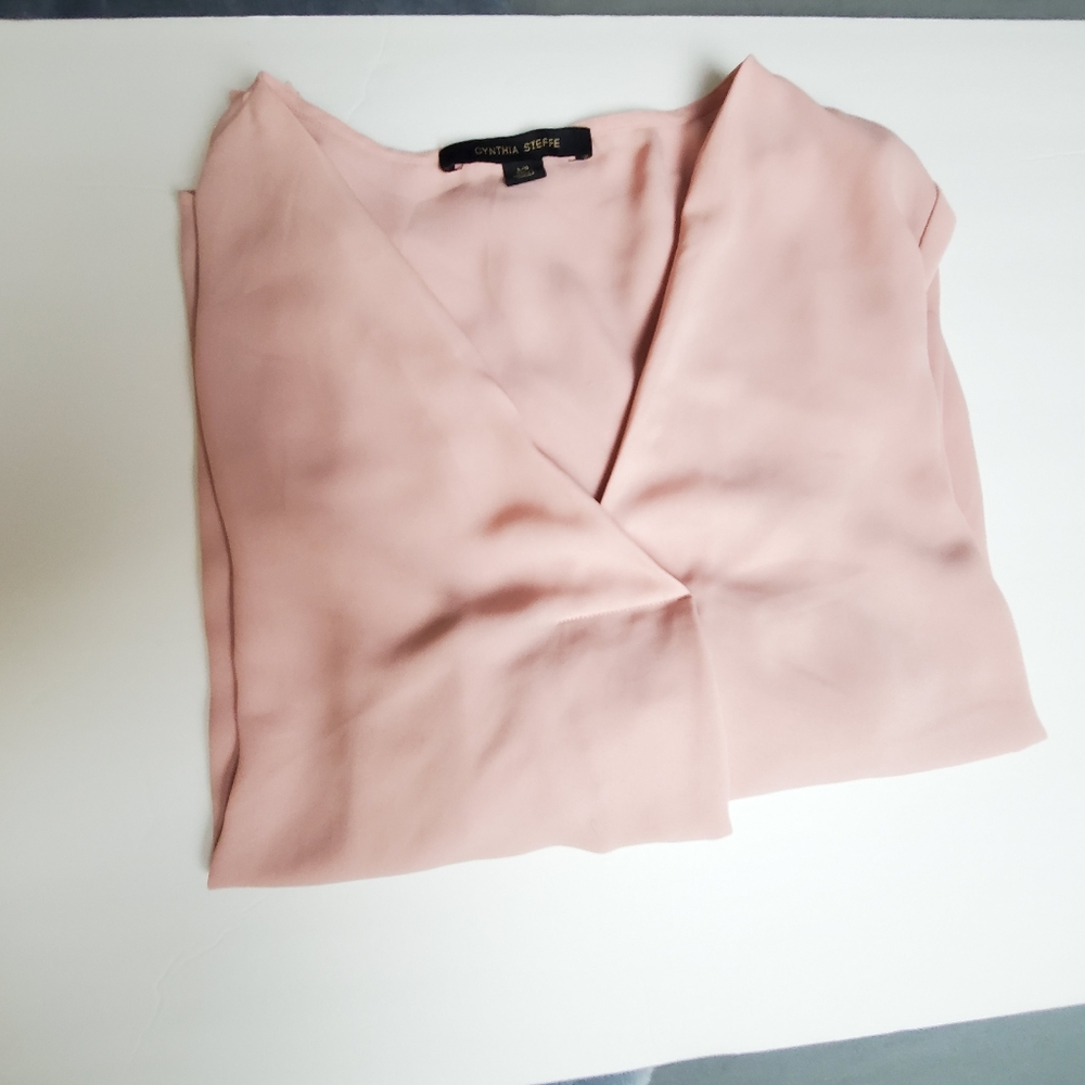 Cynthia steffe pink blouse